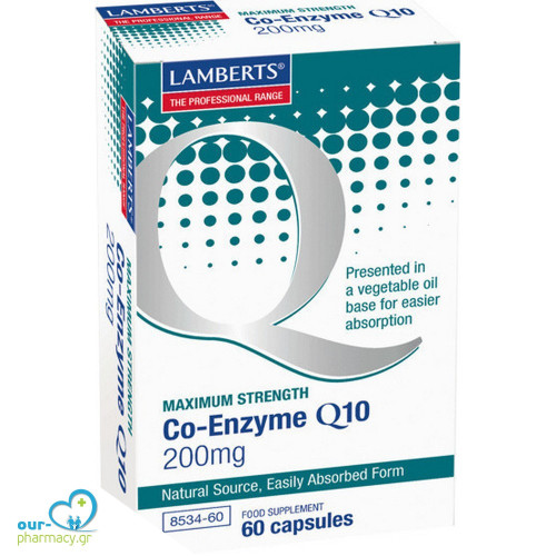 Lamberts Co-Enzyme Q10 200mg 60 κάψουλες 
