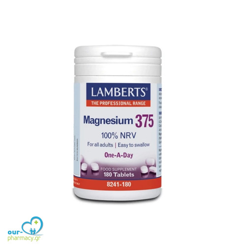  Lamberts Magnesium 375 180tabs 