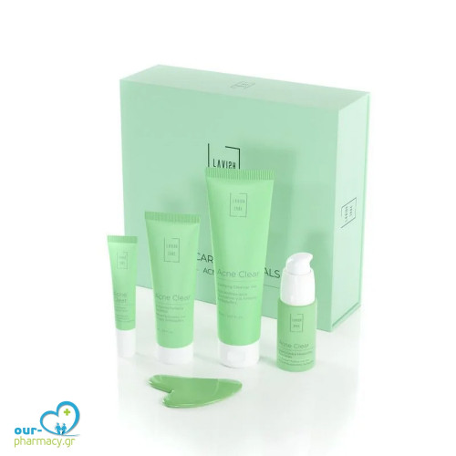 LAVISH CARE Skin Care Essentials Set Acne Clear Σετ Περιποίησης Προσώπου για λιπαρά δέρματα με προδιάθεση εμφάνισης ακμής 