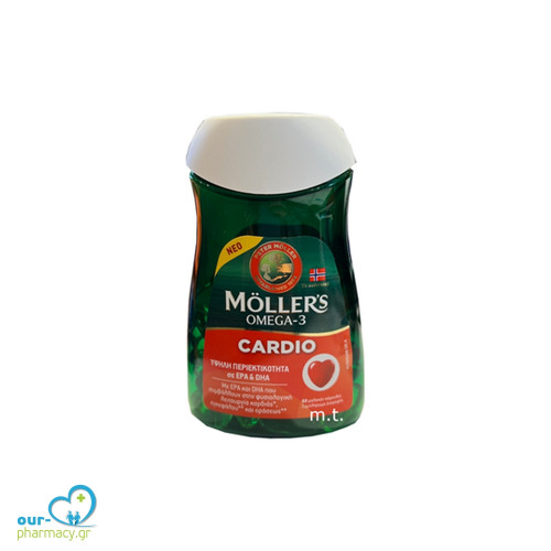  Moller's Omega-3 Cardio Fish Oil Supplement 60caps 