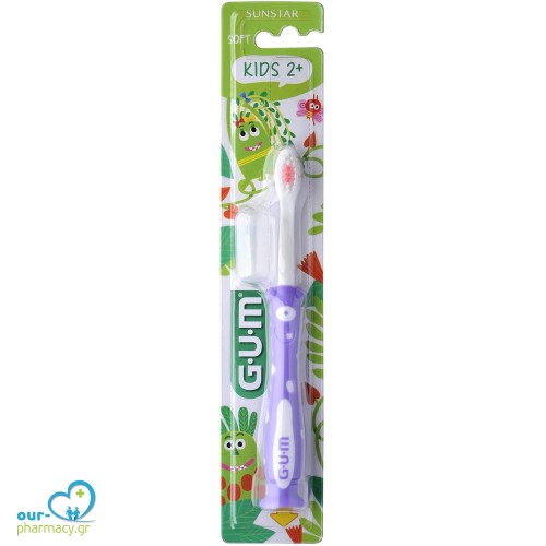  GUM Kids Monster Toothbrush Soft (901) Παιδική Οδοντόβουρτσα 3-6Ετών 1Τμχ 
