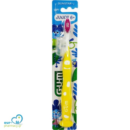  GUM Junior Monster Toothbrush Soft (902) Παιδική Οδοντόβουρτσα 7-9 Ετών 1Τμχ 