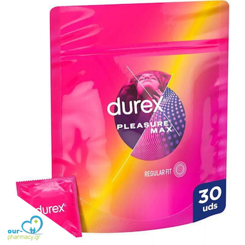 Durex Προφυλακτικά Pleasuremax με Ραβδώσεις 30τμχ
