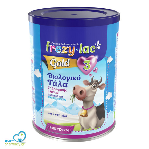 Frezylac Gold 3 Βιολογικό Γάλα σε Σκόνη από 12 μηνών 12m+ 400gr