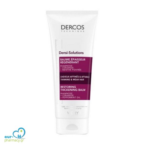 Vichy Dercos Densi-Solutions Restoring Thickening Balm Τονωτικό Βάλσαμο για Πύκνωση Λεπτών & Αδύναμων Μαλλιών, 200ml