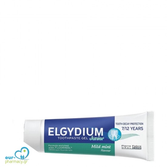 Elgydium Junior Toothpaste Gel, Παιδική Οδοντόκρεμα Τζέλ Με Γεύση Μέντα, 50ml -  3577056019548 - Οδοντόκρεμες