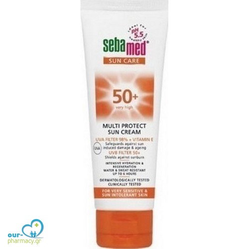 Sebamed Multi Protect Sun Cream Αντηλιακή Κρέμα Προσώπου SPF50 75ml