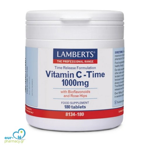  LAMBERTS Vitamin C Time Release 1000mg 180tabs 