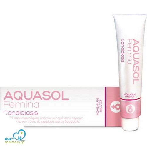 Minerva Pharmaceuticals Aquasol Femina Candidiasis Cream Gel για Μυκητιασική Κολπίτιδα 30ml