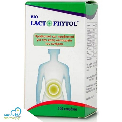 Medichrom Bio Lactophytol Συμπλήρωμα Διατροφής με Προβιοτικά & Πρεβιοτικά, 100caps