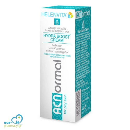 Helenvita ACNormal Hydra Boost Cream Κρέμα Προσώπου Ελαφριάς Υφής Χωρίς Σαλικυλικό Οξύ, 60ml