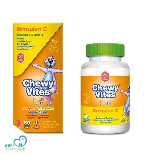Vican Chewy Vites Vitamin C 80mg 60 ζελεδάκια