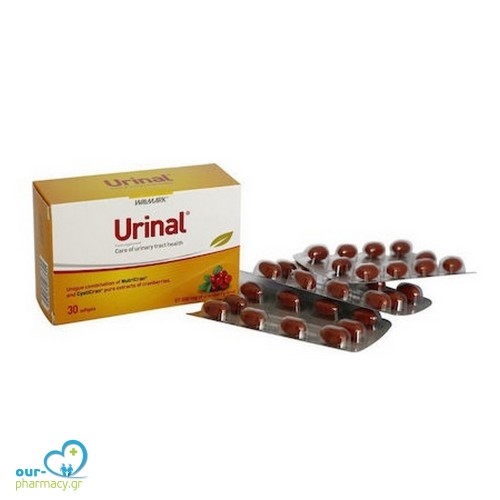 Urinal Συμπλήρωμα Διατροφής Για Το Ουροποιητικό 30 Μαλακές Κάψουλες