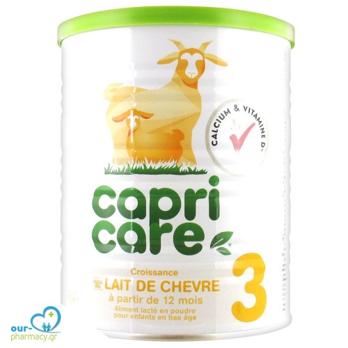 Capricare 3 Βρεφικό Γάλα με Βάση το Πλήρες Κατσικίσιο Γάλα από τον 12ο Μήνα, 400gr