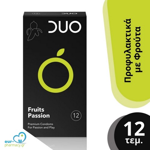 DUO Fruits Passion Προφυλακτικά 12τμχ
