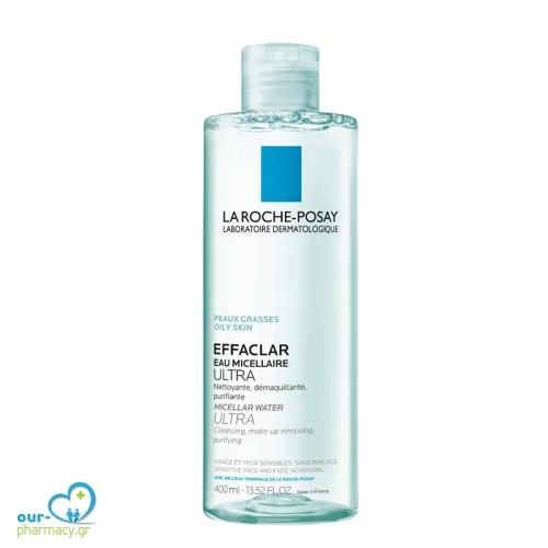 La Roche Posay Effaclar Eau Micellaire Ultra Καθαριστική λοσιόν για λιπαρό & ευαίσθητο δέρμα, 400ml