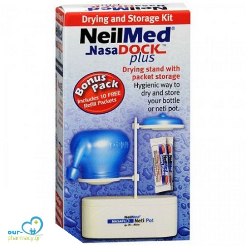 NEILMED NasaDock Plus Συσκευή Αποθήκευσης Sinus Rinse 1 Τεμάχιο