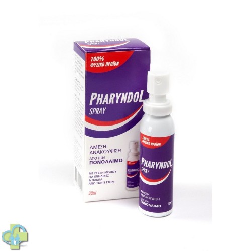 Pharyndol Spray Εκνέφωμα για τον Πονόλαιμο με 100% Φυσικά Συστατικά - Αδρανοποιεί τους Ιούς, 30ml