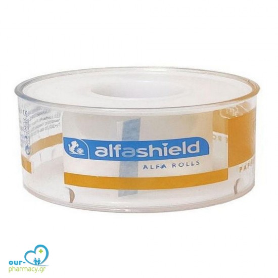 Alfashield Paper Tape Rolls  5cm x 5m 1τμχ -  5206355023250 - Υγεία Αρθρώσεων - Ορθοπεδικά