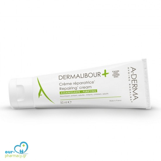 A-Derma DERMALIBOUR+ Repairing Cream. 50ml -  3282770144291 - Αποτρίχωση - Τατουάζ