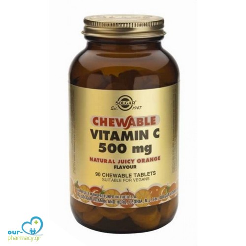 Solgar - Vitamin C 500mg Chewable Orange 90tab
