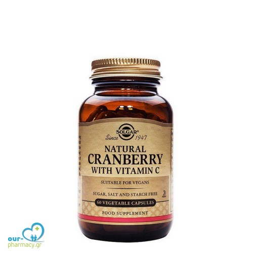 Solgar Cranberry Extract With Vitamin C veg caps 60s.