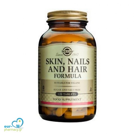 Solgar Skin Nails And Hair Formula 120 Tabs -  033984017368 - Τριχόπτωση