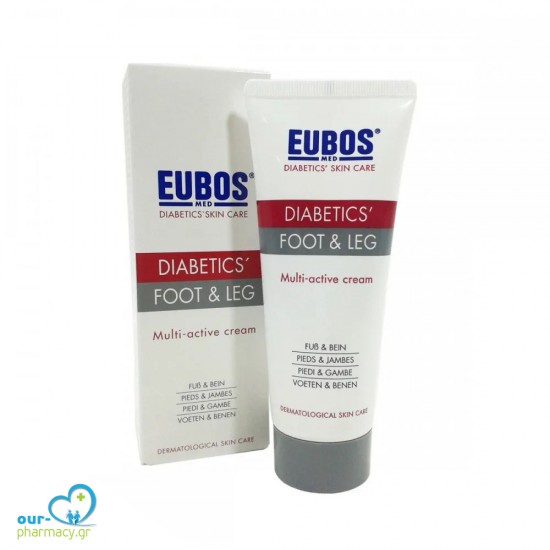 Eubos Diabetic Skin Foot & Leg Multi-Active Περιποίηση για το Διαβητικό Δέρμα, Γαλάκτωμα Ποδιών, 100 ml -  4021354037128 - Υγεία Ποδιών - Νυχιών