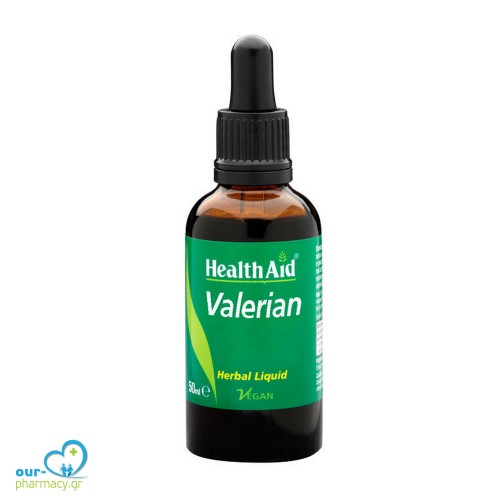 Health Aid Valerian Herbal Liquid Βαλεριάνα σε Σταγόνες για την Καταπολέμηση της Αϋπνίας & της Συναισθηματικής Κατάπτωσης, 50ml
