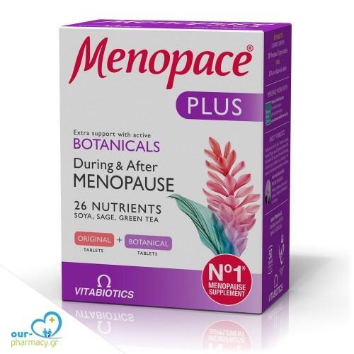 Vitabiotics Menopace Plus 28tabs/28tabs