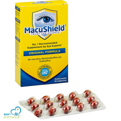 Macushield Original Formula Συμπλήρωμα διατροφής 30κάψουλες