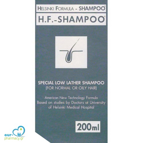 H & B Helsinki Formula [H.F.] Shampoo Σαμπουάν κατά της Τριχόπτωσης, για Κανονικά & Λιπαρά Μαλλιά, 200 ml