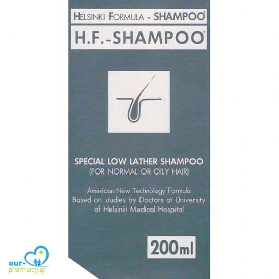 H & B Helsinki Formula [H.F.] Shampoo Σαμπουάν κατά της Τριχόπτωσης, για Κανονικά & Λιπαρά Μαλλιά, 200 ml -  5200122520119 - Τριχόπτωση