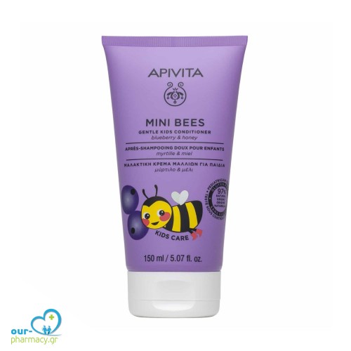 Apivita Mini Bees Gentle Kids Conditioner 150ml (Μαλακτική Κρέμα Μαλλιών για Παιδιά)