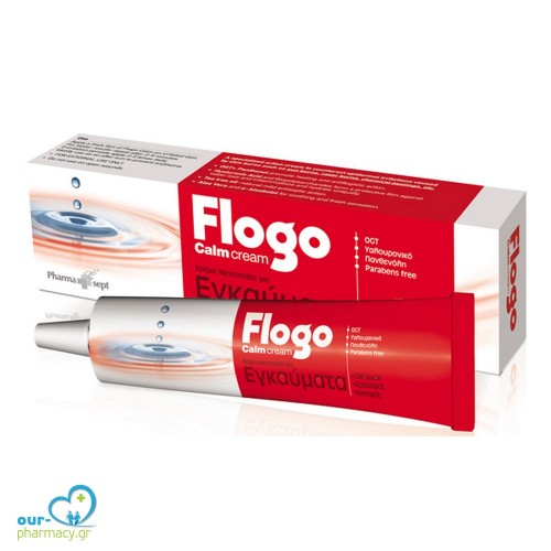 Pharmasept Flogo Calm Cream Κρέμα για την Ανακούφιση Ερεθισμών & Εγκαυμάτων για Πρόσωπο & Σώμα, 50ml