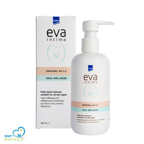 Intermed Eva Intima Original Υγρό Καθημερινού Καθαρισμού της Ευαίσθητης Περιοχής για Όλους τους Τύπους Δέρματος, 250ml