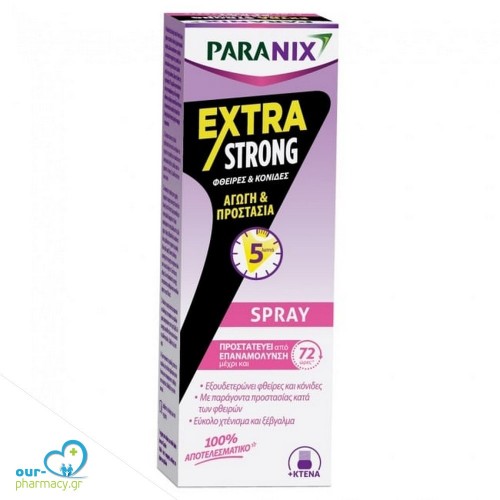 Paranix Extra Strong Spray 100ml αγωγή κατά των φθειρών