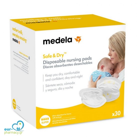 Medela Disposable Nursing Pads, 30 τεμάχια -  7612367040396 - Θήλαστρα - Θηλές