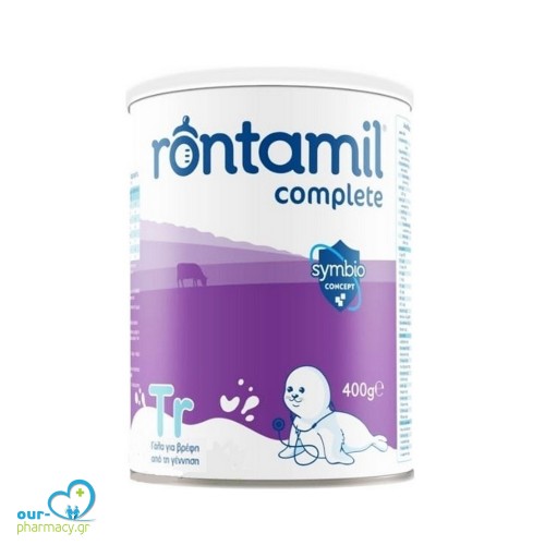 Rontis Rontamil TR Γάλα σε Σκόνη Ειδικά Σχεδιασμένο Ώστε να Συμβάλλει στην Αντιμετώπιση της Δυσκοιλιότητας, 400g
