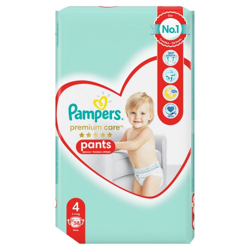 Pampers Premium Care Pants Μέγεθος 4 Mega Pack (9-15kg) 58τεμ