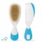 Chicco Brush & Comb 0m+. Χρώμα Γαλάζιο. 2 τμχ
