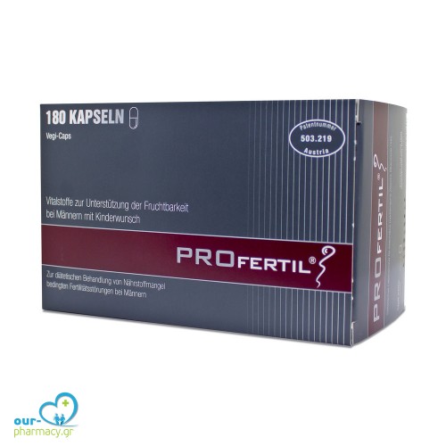 PROfertil® Male Ισχυρό Συμπλήρωμα για την Αντιμετώπιση της Ανδρικής Υπογονιμότητας, Αγωγή 3 Μηνών, 180 tabs