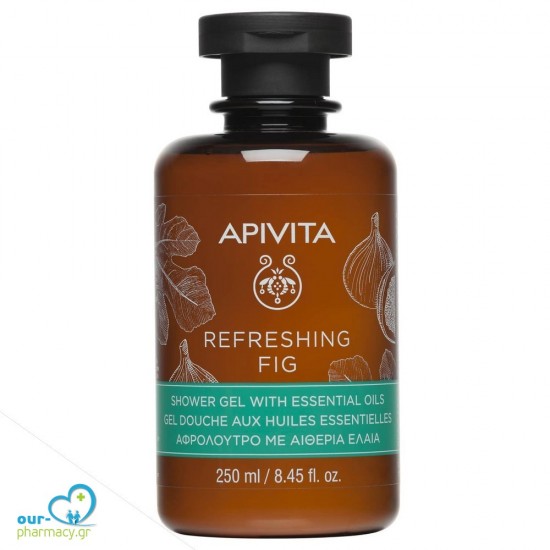 Apivita Refreshing Fig Αφρόλουτρο 250ml -  5201279070335 - Αφρόλουτρα