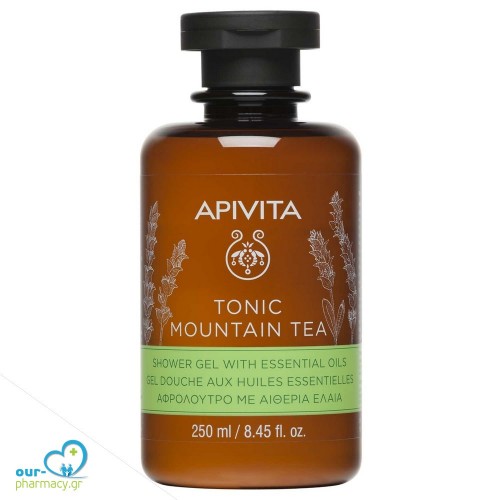 Apivita Tonic Mountain Tea Αφρόλουτρο 250ml