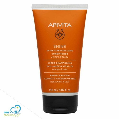 Apivita Κρέμα Λάμψης & Αναζωογόνησης Για Όλους Τους Τύπους Μαλλιών 150ml