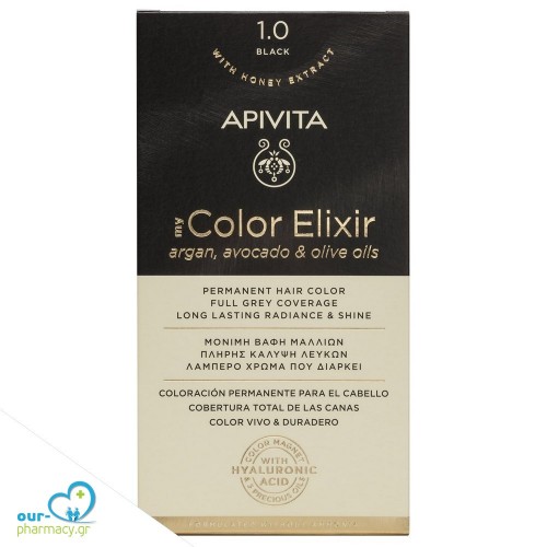 Apivita My Color Elixir N1,0 Φυσικό Mαύρο 50&75ml