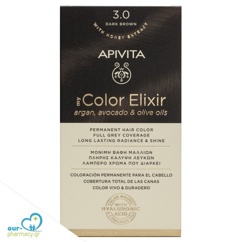 Apivita My Color Elixir N3,0 Καστανό Σκούρο 50&75ml