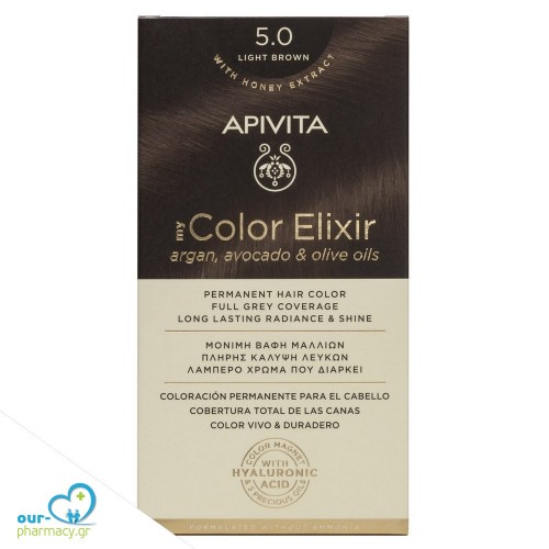 Apivita My Color Elixir N5,0 Καστανό Ανοιχτό 50&75ml