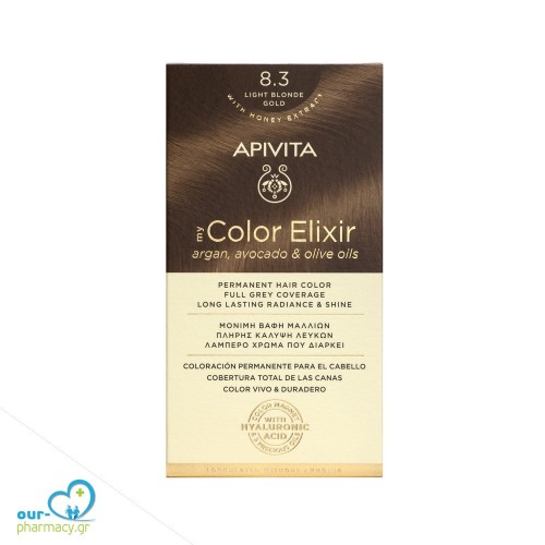Apivita My Color Elixir 8.3 Ξανθό Ανοιχτό Χρυσό 50&75ml