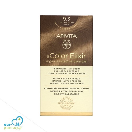 Apivita My Color Elixir 9.3 Ξανθό Πολύ Ανοιχτό Χρυσό 50&75ml